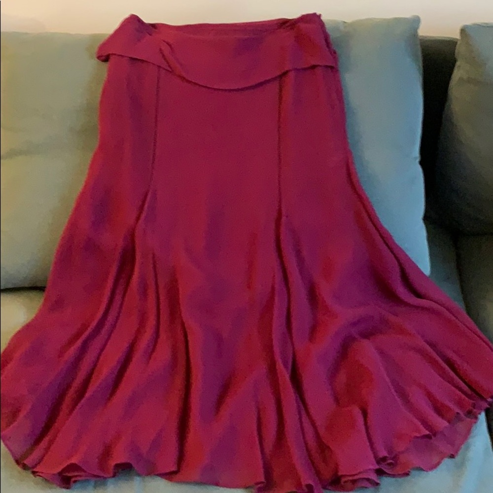 SILK Made in ITALY 🇮🇹 skirt size 42 NEW WITHOUT TAG